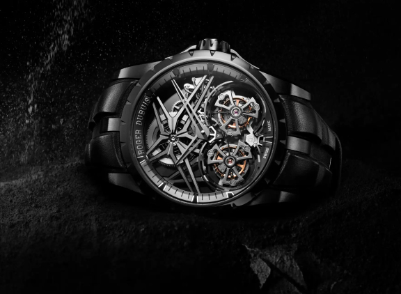 Black Skeleton Watch